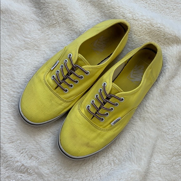 Vans Yellow Canvas Sneaker 8 - Picture 6 of 12
